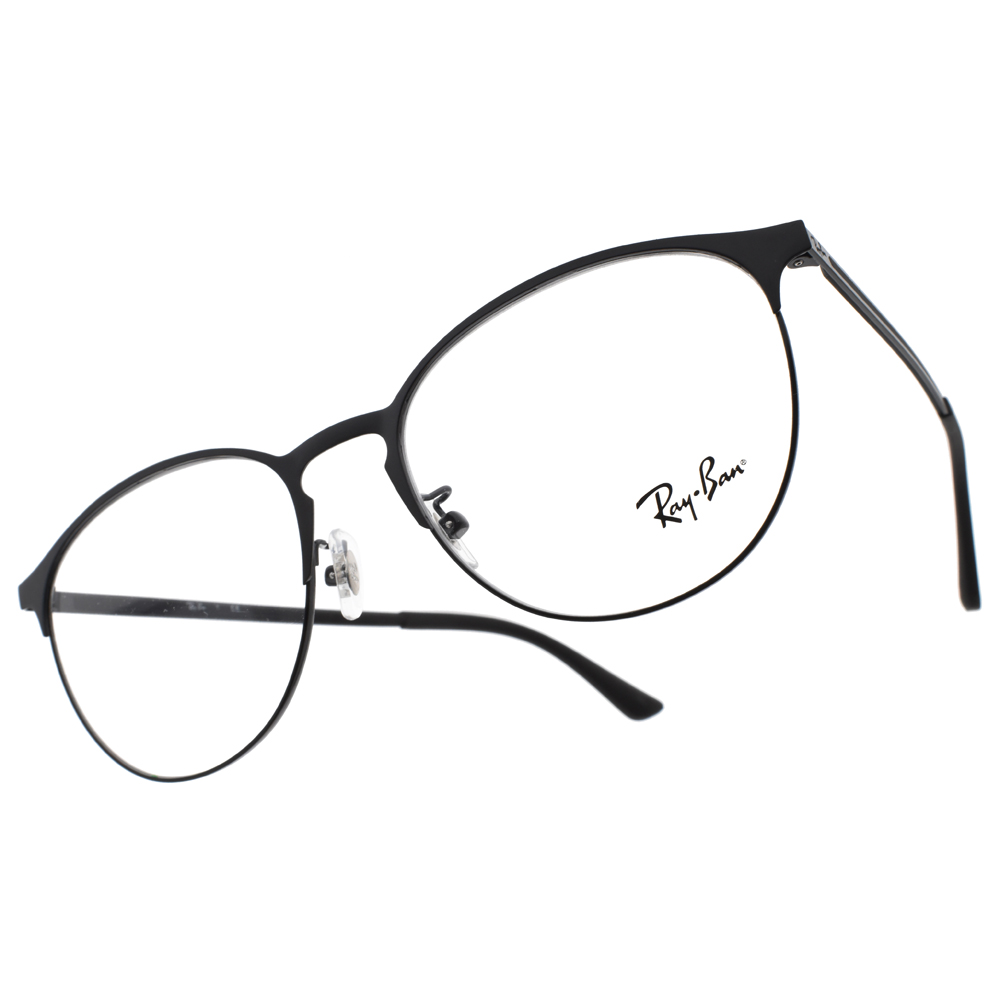 RayBan 光學眼鏡RB6375F 2944 (黑) 復古圓框眉框款雷朋眼鏡品牌- 鏡在