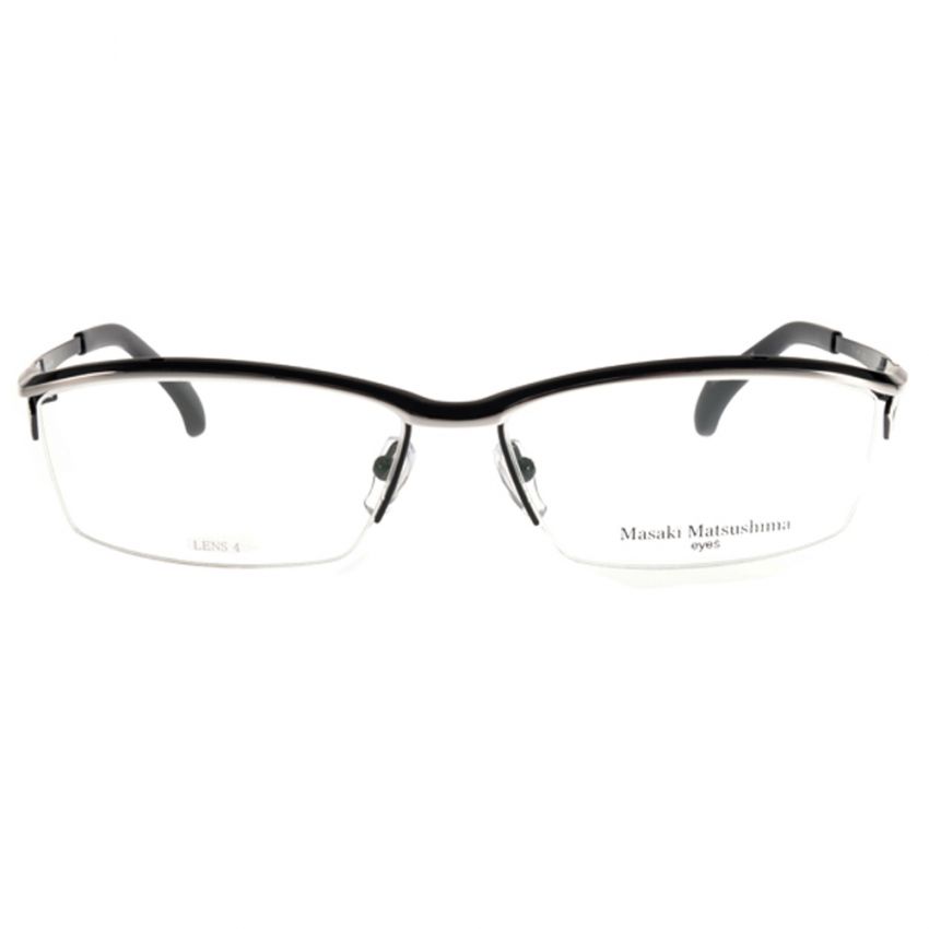 Masaki Matsushima 日本鈦系列光學眼鏡MF1194 C04（銀-黑） - 鏡在眼前 