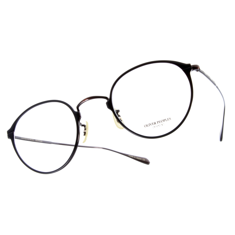 OLIVER PEOPLES 復古金屬圓框雕花系列光學眼鏡OP DAWSON 5193（深古銅