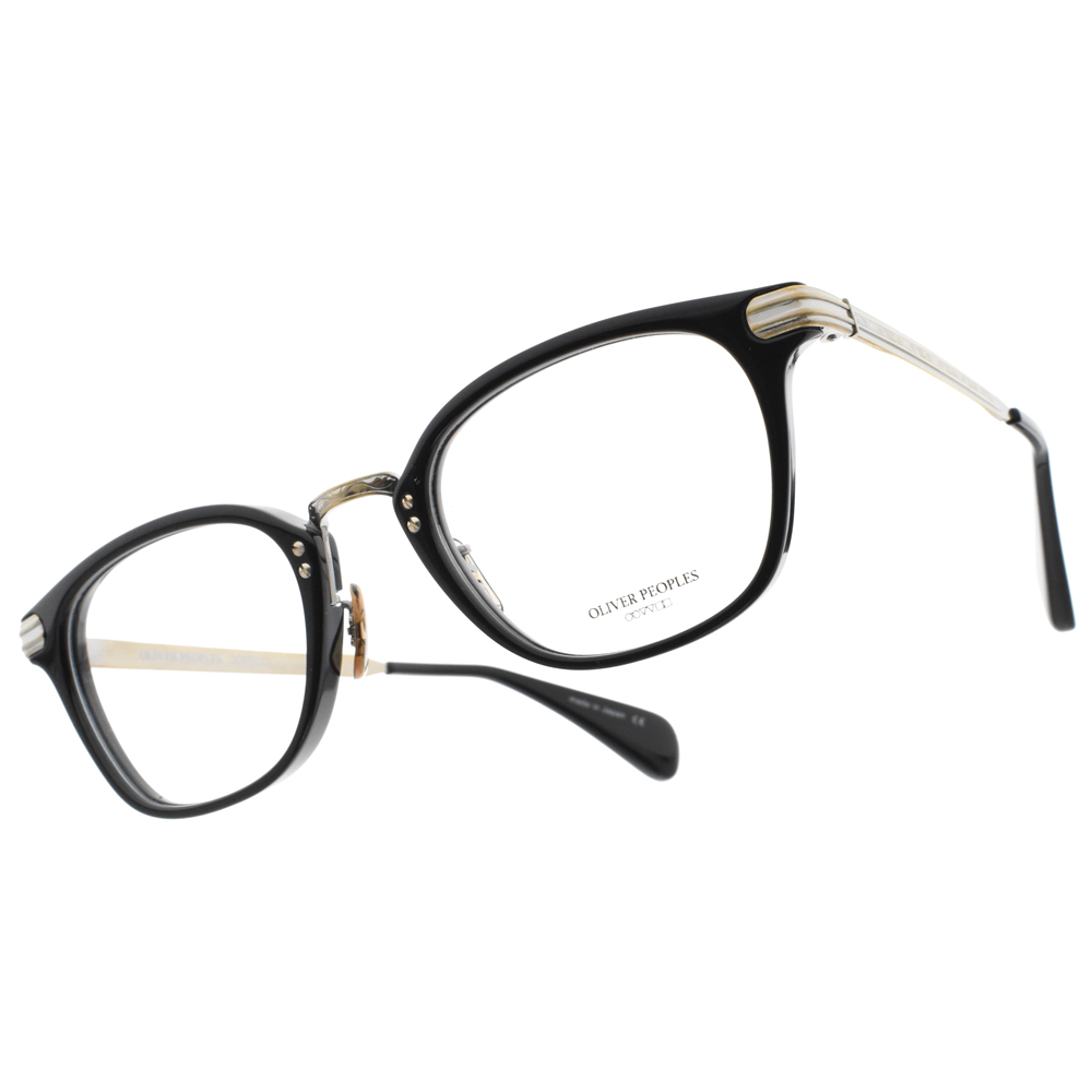 OLIVER PEOPLES 眼鏡CHESSMAN 1005 (黑-銅) 質感雕花款眼鏡品牌- 鏡在