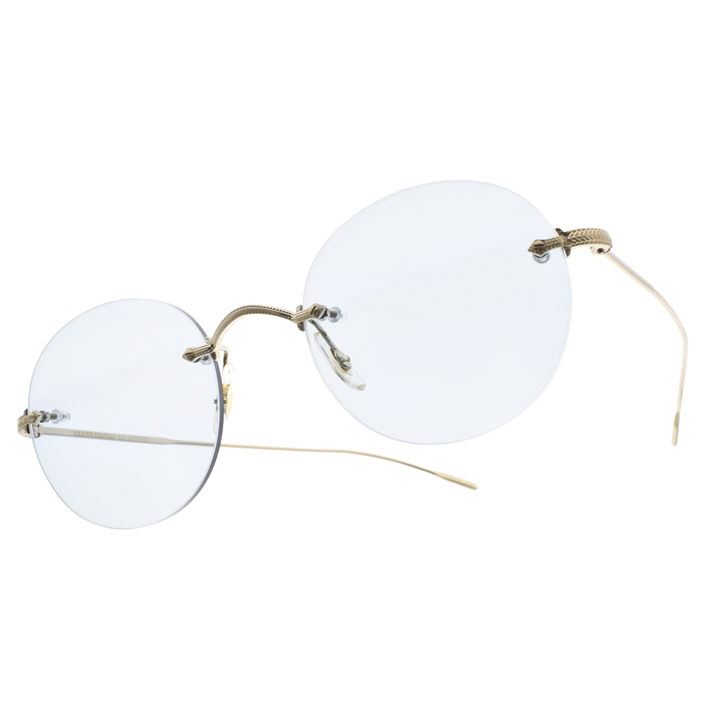 Oliver Peoples 墨鏡KEIL 5236 (金) 復古無框款眼鏡品牌- 鏡在眼前-O2O配眼鏡美瞳整合平台