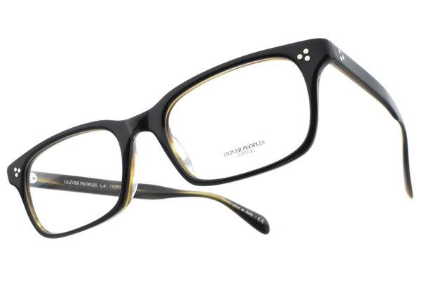 OLIVER PEOPLES 眼鏡CAVALON 1441 (黑-墨綠) 混搭色澤工藝款眼鏡品牌- 鏡在眼前-O2O配眼鏡美瞳整合平台